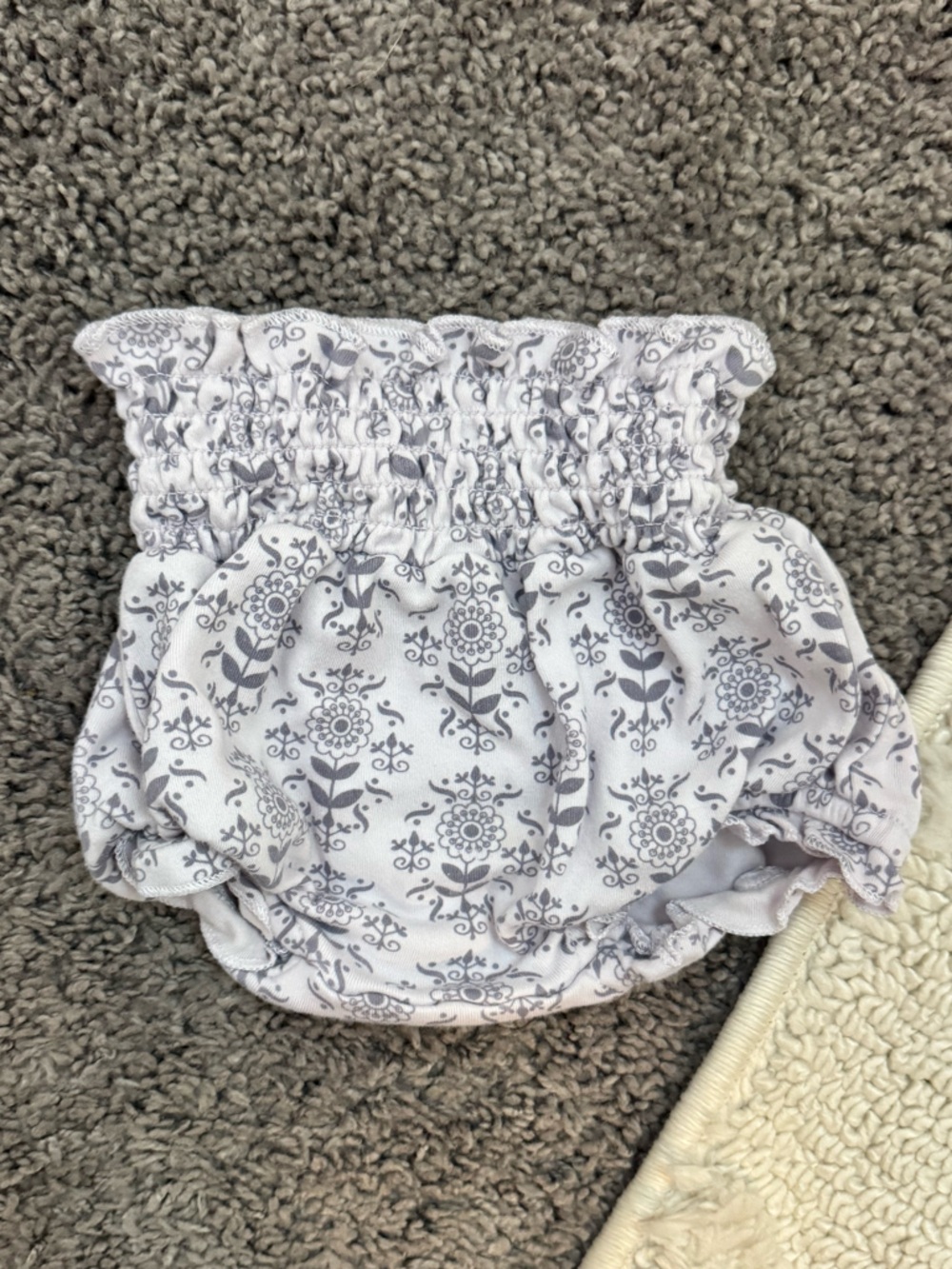 kate quinn Purple Floral Baby Bloomers